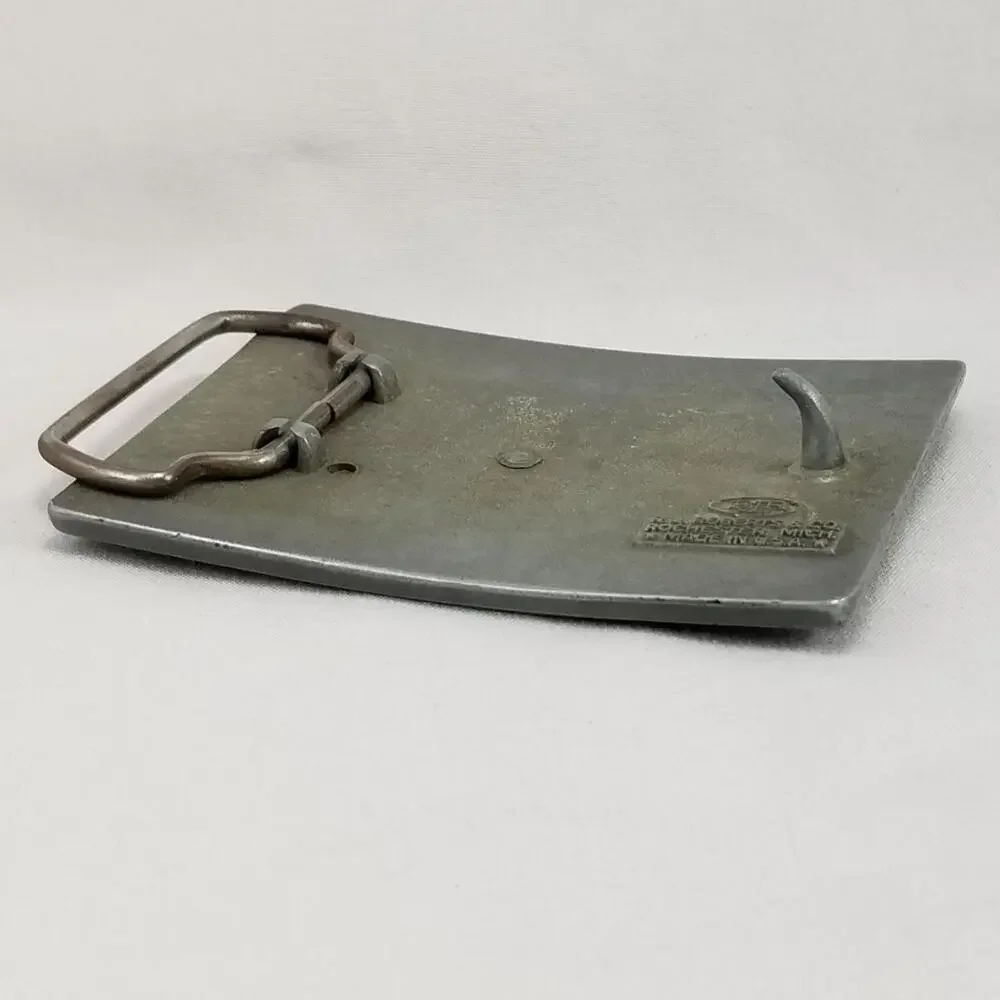 Vintage Belt Buckle Chevrolet Certified Technician Mechanic USA Made By RJR & Co